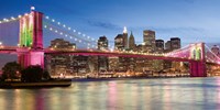 Brooklyn Bridge at Night Fine Art Print