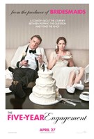 The Five-Year Engagement Wall Poster