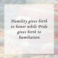 Humility Fine Art Print