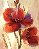 Flourescent Blooms I Fine Art Print