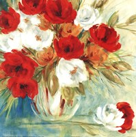 Vibrant Bouquet I by Carol Robinson - 12" x 12"