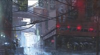Japan Rain Fine Art Print