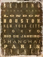 World Cities Fine Art Print