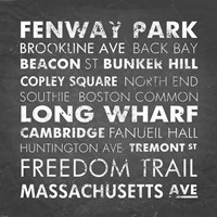 Boston Cities Fine Art Print