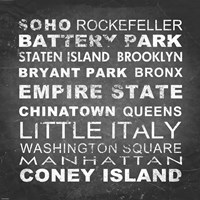 New York Places II Fine Art Print