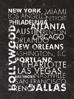 United States Cities Fine Art Print