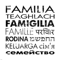 Family Square Fine Art Print