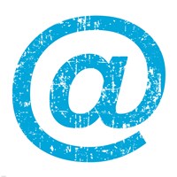 Blue Ampersat Fine Art Print