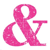 Pink Ampersand Fine Art Print