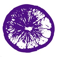 Purple Orange Slice Fine Art Print