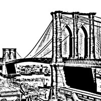 Black Brooklyn Bridge