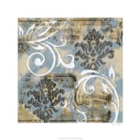 Notes & Scrolls II Framed Print