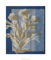 Santorini Floral II Framed Print