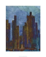 Urban Dusk II Fine Art Print