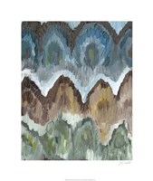 Flame Stitch Pattern I Fine Art Print