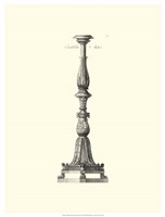 B&W Antique Candlestick II Fine Art Print