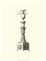 B&W Antique Candlestick III Fine Art Print