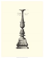 B&W Antique Candlestick IV Fine Art Print