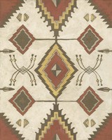 Non-Embellished Native Design I Framed Print