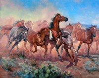 Runnin' Thunder Fine Art Print