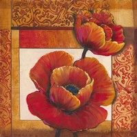 Poppy Pattern I Fine Art Print