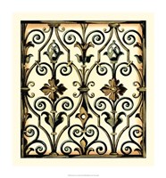Ironwork I - no crackle Fine Art Print