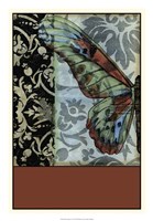 Butterfly Tapestry I Framed Print
