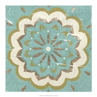 Rustic Tiles I Fine Art Print