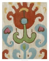 Tribal Ikat I Framed Print