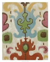 Tribal Ikat II Framed Print