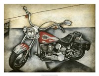 Motorcycle Memories II Framed Print