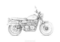 Motorcycle Sketch III Fine Art Print