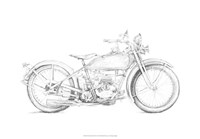 Motorcycle Sketch IV Fine Art Print