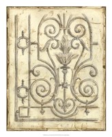 Decorative Iron Sketch III Fine Art Print