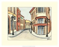 Sketches of Downtown IV Fine Art Print