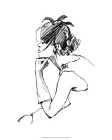 Elegant Fashion Study II Fine Art Print