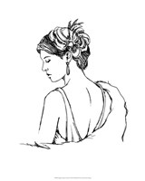 Elegant Fashion Study IV Fine Art Print