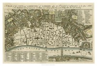 City Plan of London Fine Art Print