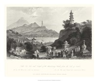 Temple, at Lake Lee-Hoo Framed Print