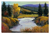 Purple Mountain View I Fine Art Print