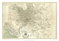 Landmarks of Rome Fine Art Print