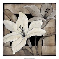 Dramatic Lily Grid I Fine Art Print