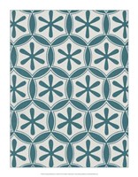 Ornamental Pattern in Teal III Fine Art Print