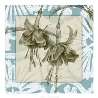 Coastal Floral I Framed Print