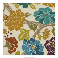 Romance Chintz I Framed Print