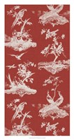 Toile in Crimson Fine Art Print