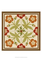 Floral Folk Tile III Fine Art Print