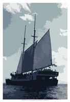 Caribbean Vessel I Fine Art Print