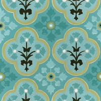 Cottage Patterns VI Framed Print