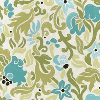 Cottage Patterns IX Framed Print